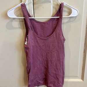 Pink Lululemon racer back tank top